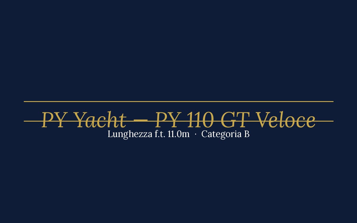 PY Yacht PY 110 GT Veloce foto 1